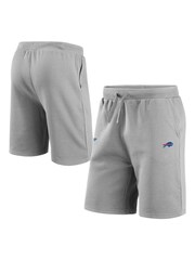 Fanatics Grey Buffalo Bills Primary Logo Graphic Fleece Shorts - Image 1 of 3