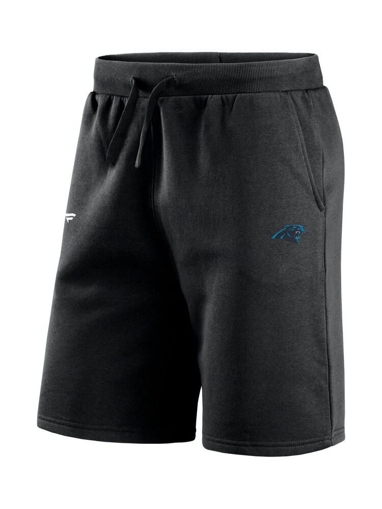 Fanatics Carolina Panthers Primary Logo Graphic Fleece Black Shorts - Image 3 of 3