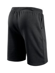 Fanatics New York Mets Primary Logo Graphic Fleece Black Shorts - Image 2 of 3