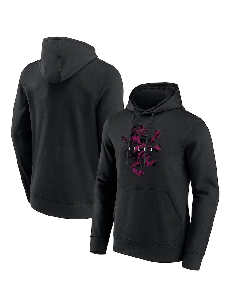 Fanatics Aston Villa Graphic Black Hoodie - Image 1 of 3