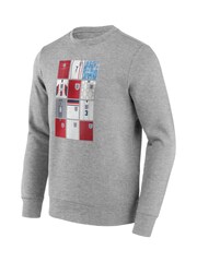 Fanatics Grey England History of Kits Sweatshirt - Image 3 of 3
