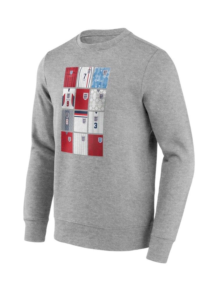 Fanatics Grey England History of Kits Sweatshirt - Image 3 of 3