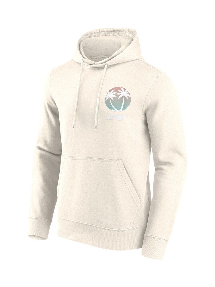 Fanatics Formula 1 Beach Club Print Graphic White Hoodie - Image 3 of 3