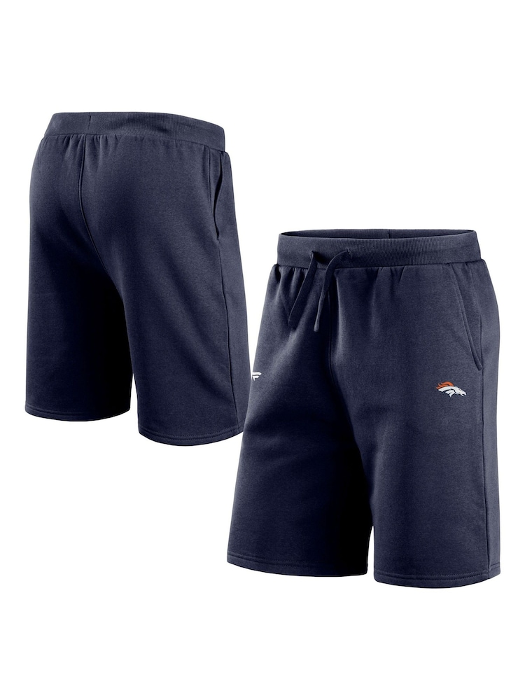 Fanatics Blue Denver Broncos Primary Logo Graphic Fleece Shorts - Image 1 of 3