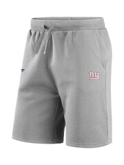 Fanatics Grey New York Giants Primary Logo Graphic Fleece Shorts - Image 3 of 3