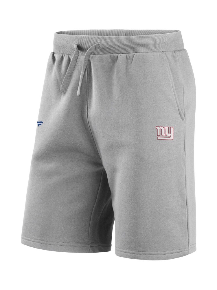 Fanatics Grey New York Giants Primary Logo Graphic Fleece Shorts - Image 3 of 3