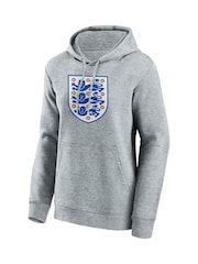 Fanatics Womens Large Grey England Essentials Crest Hoodie - Image 2 of 3