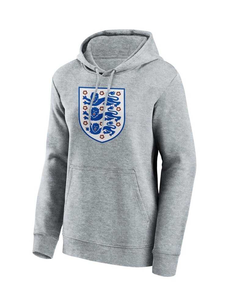 Fanatics Womens Large Grey England Essentials Crest Hoodie - Image 2 of 3