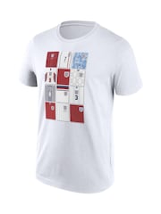 Fanatics 100% Cotton England History of Kits White T-Shirt - Image 2 of 3