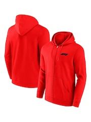 Fanatics Small Red Formula 1 Essentials Logo Full Zip Hoodie - Image 1 of 3