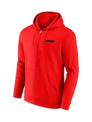 Fanatics Small Red Formula 1 Essentials Logo Full Zip Hoodie - Image 3 of 3