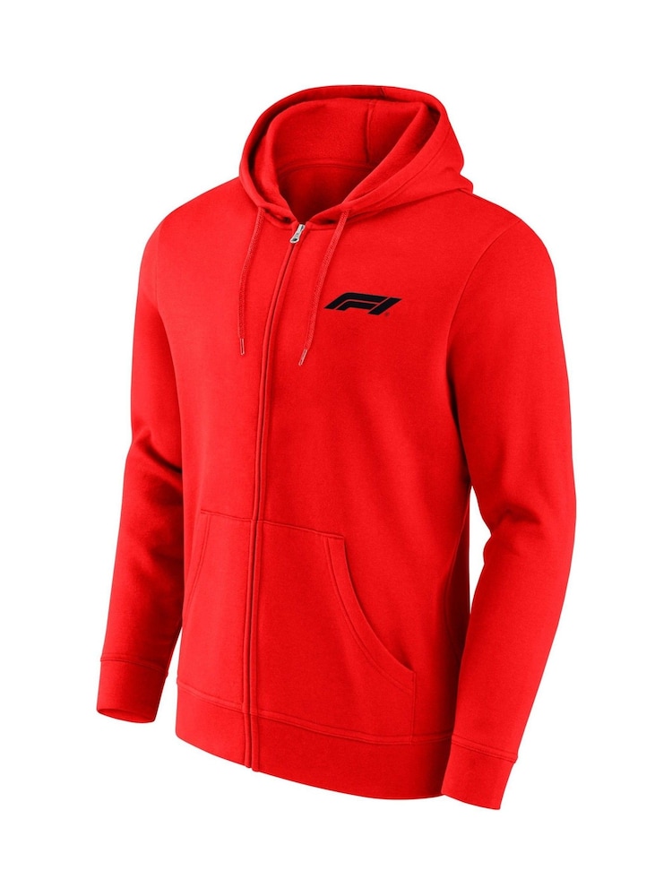 Fanatics Small Red Formula 1 Essentials Logo Full Zip Hoodie - Image 3 of 3
