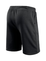 Fanatics Las Vegas Raiders Primary Logo Graphic Fleece Black Shorts - Image 2 of 3