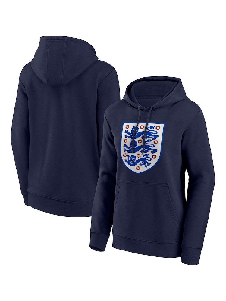 Fanatics Womens Large Blue England Essentials Crest Hoodie - Image 1 of 3