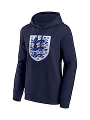 Fanatics Womens Large Blue England Essentials Crest Hoodie - Image 3 of 3