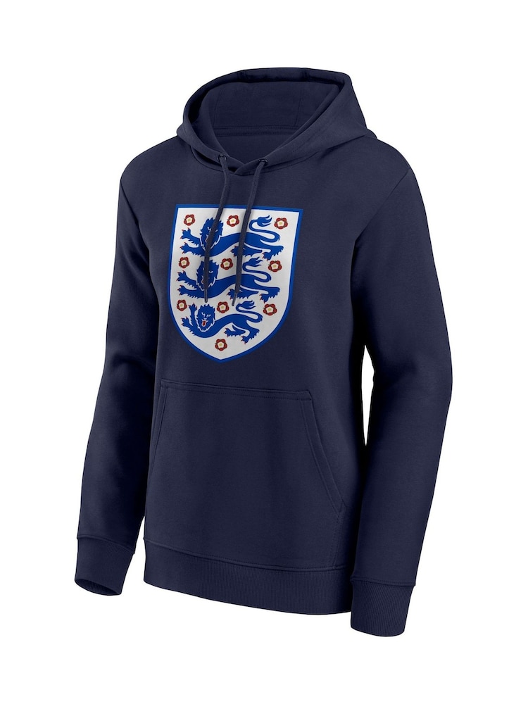 Fanatics Womens Large Blue England Essentials Crest Hoodie - Image 3 of 3