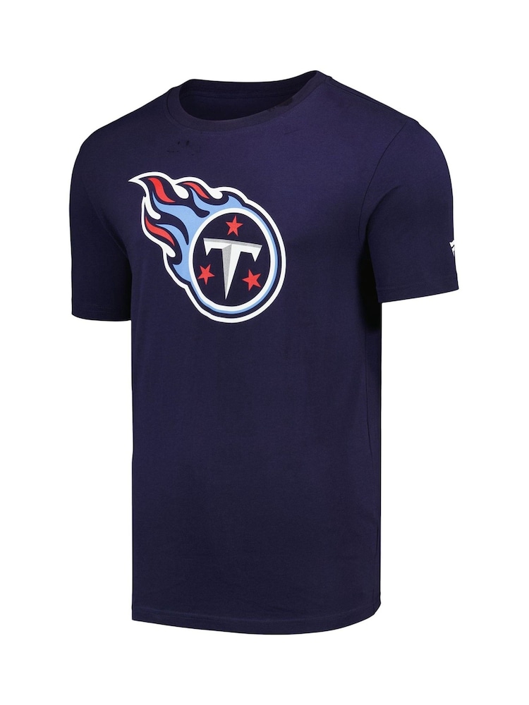Fanatics Blue 100% Cotton Tennessee Titans Primary Logo Graphic T-Shirt - Image 3 of 3