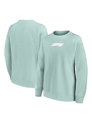 Fanatics Womens Green Formula 1 Mono Logo Graphic Crew Sweatshirt - Image 1 of 3