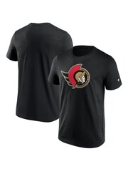 Fanatics 100% Cotton Ottawa Senators Primary Logo Graphic Black T-Shirt - Image 1 of 3