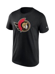 Fanatics 100% Cotton Ottawa Senators Primary Logo Graphic Black T-Shirt - Image 3 of 3