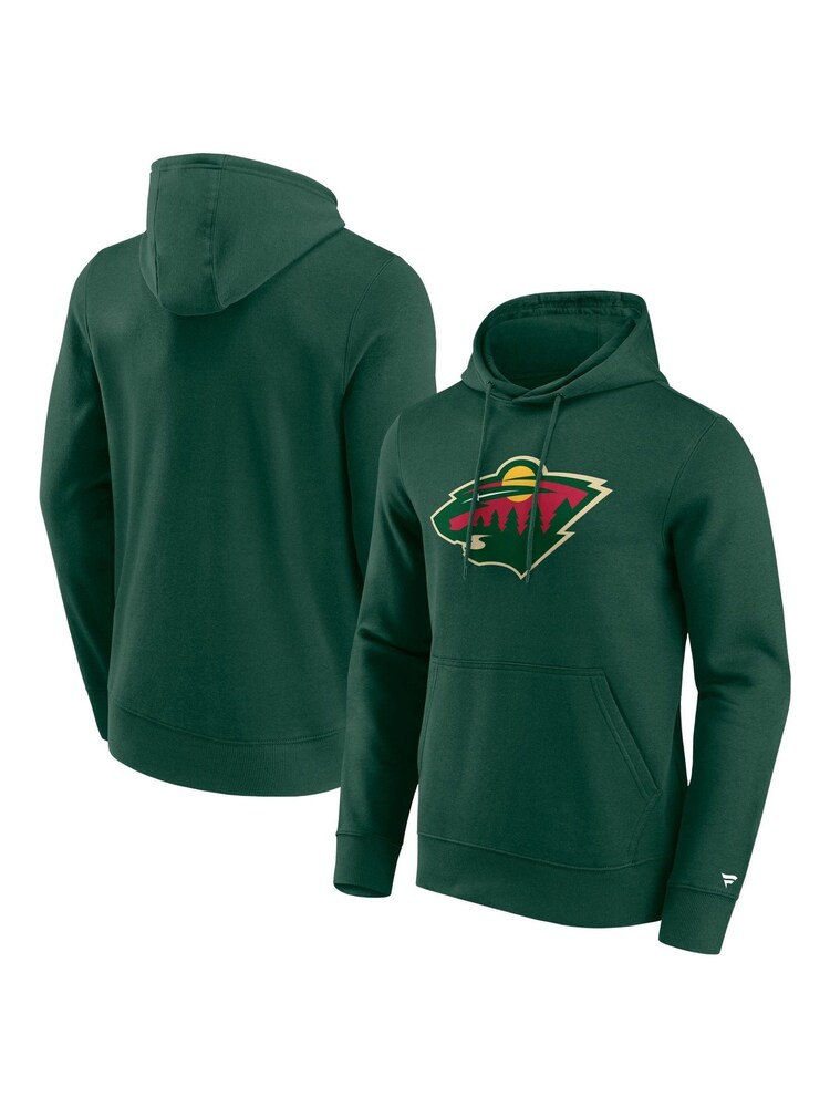 Fanatics Green Minnesota Wild Primary Logo Graphic Hoodie - Image 1 of 3