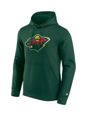 Fanatics Green Minnesota Wild Primary Logo Graphic Hoodie - Image 3 of 3