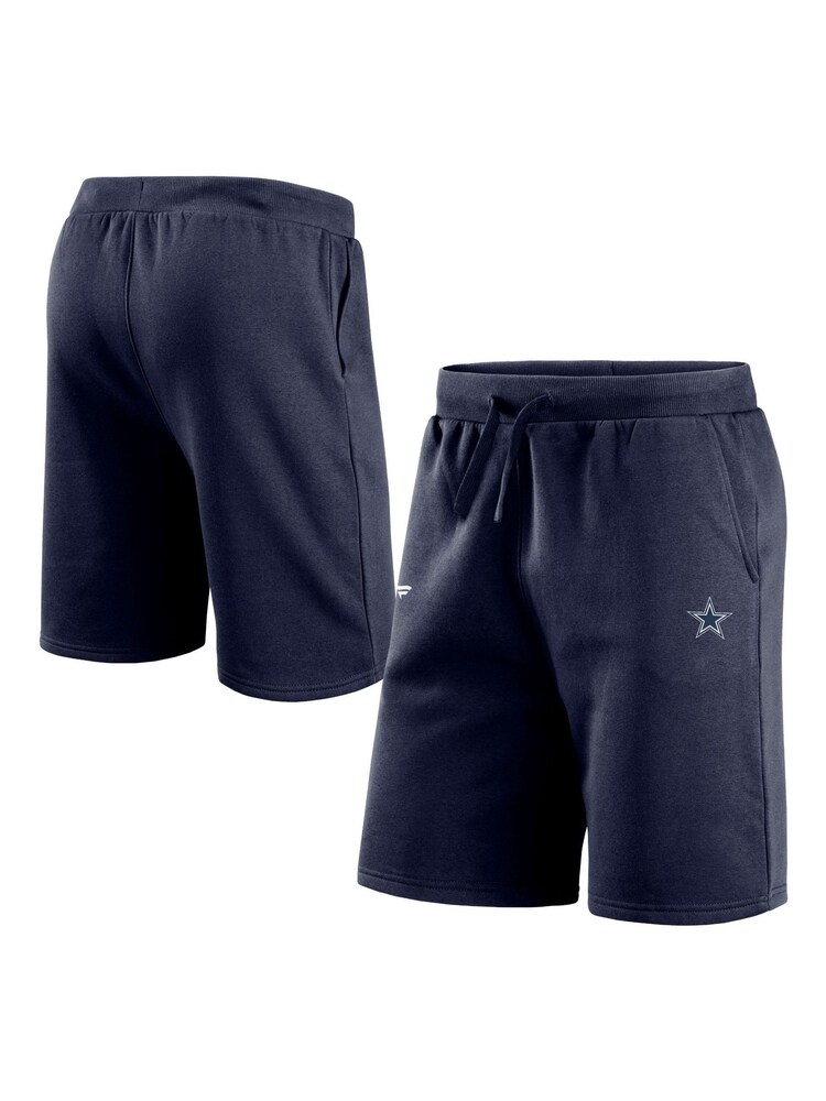 Fanatics Blue Dallas Cowboys Primary Logo Graphic Fleece Shorts - Image 1 of 3