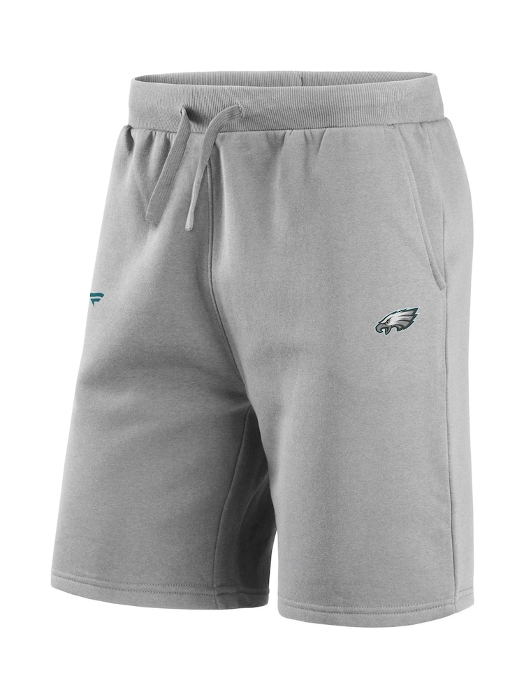 Fanatics Grey Philadelphia Eagles Primary Logo Graphic Fleece Shorts - Image 3 of 3