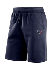 Fanatics Blue Houston Texans Primary Logo Graphic Fleece Shorts - Image 3 of 3