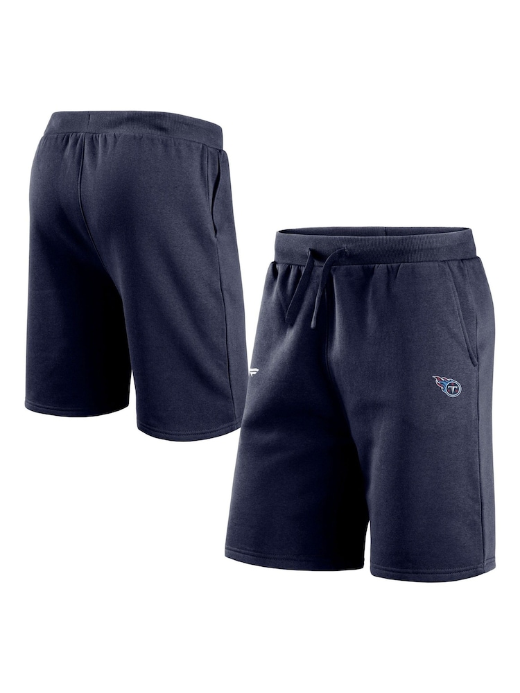 Fanatics Blue Tennessee Titans Primary Logo Graphic Fleece Shorts - Image 1 of 3