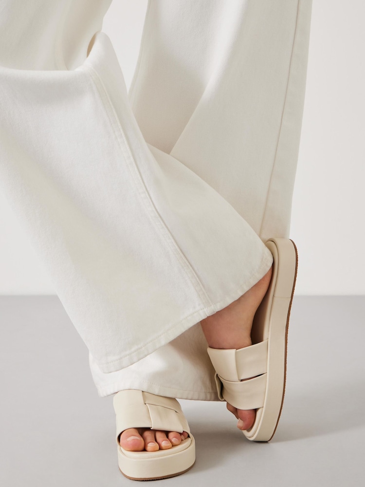 Hush Cream Willa Weave Sandals - Image 1 of 3 Hush Cream Willa Weave Sandals - Image 1 of 3