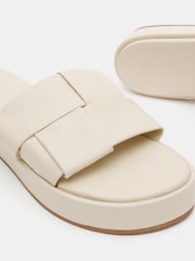 Hush Cream Willa Weave Sandals - Image 3 of 3