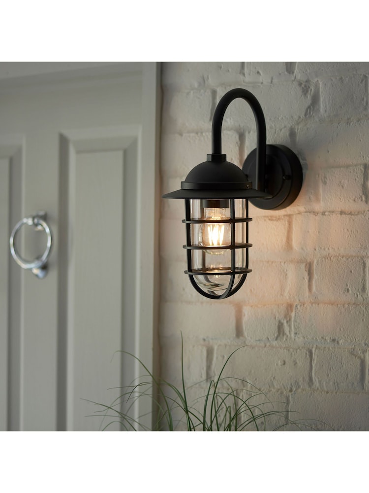 Gallery Home Black Dani Outdoor Wall Light - Image 1 of 8