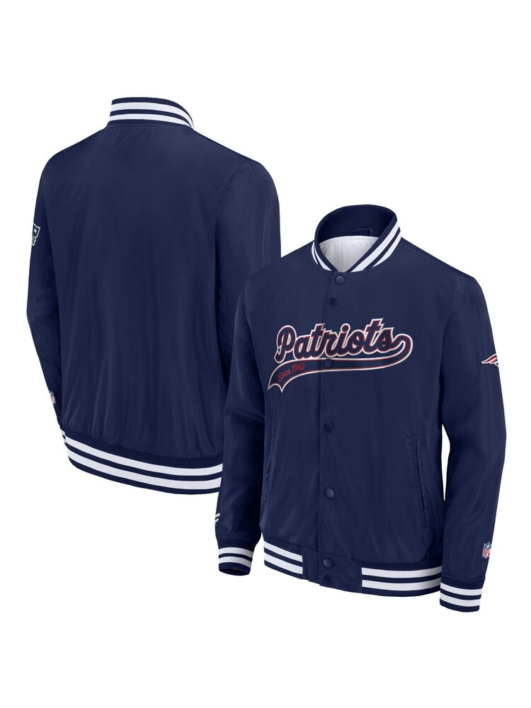Fanatics Blue New England Patriots Sateen Jacket - Image 1 of 3