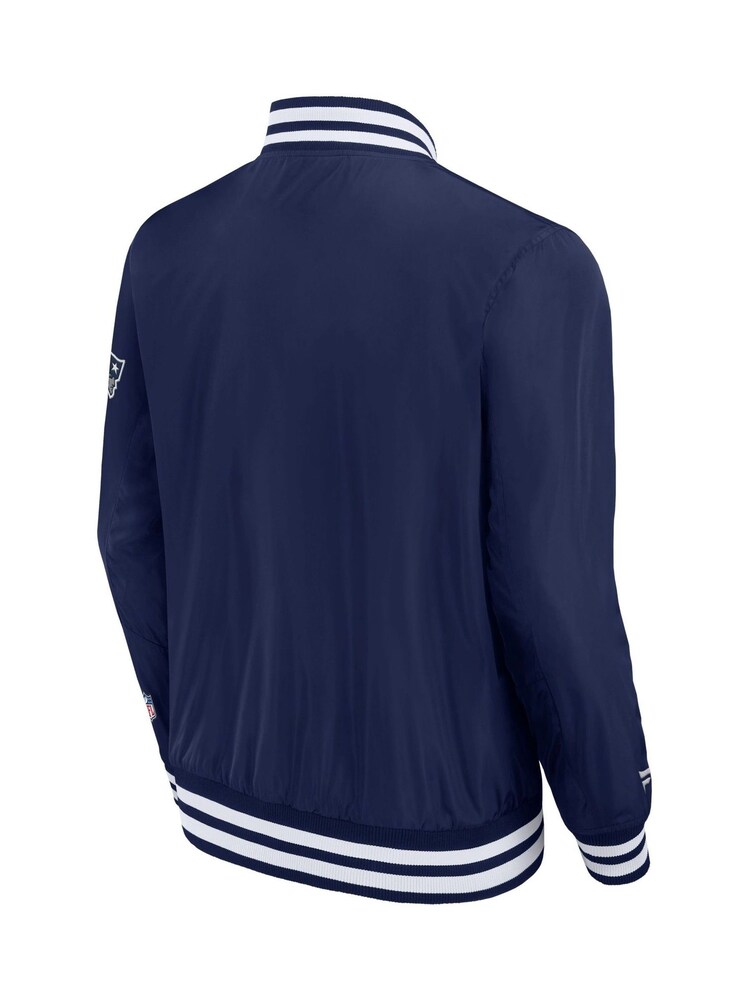 Fanatics Blue New England Patriots Sateen Jacket - Image 2 of 3