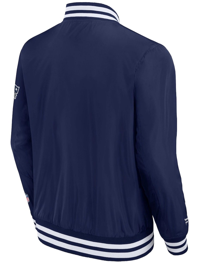 Fanatics Blue New England Patriots Sateen Jacket - Image 3 of 3