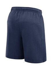 Fanatics Blue Atlanta Braves Arched Kicker Fleece Shorts - Image 3 of 3