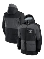 Fanatics Grey Las Vegas Raiders Fantech Padded Jacket - Image 1 of 3