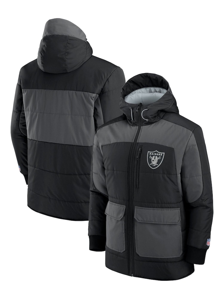 Fanatics Grey Las Vegas Raiders Fantech Padded Jacket - Image 1 of 3