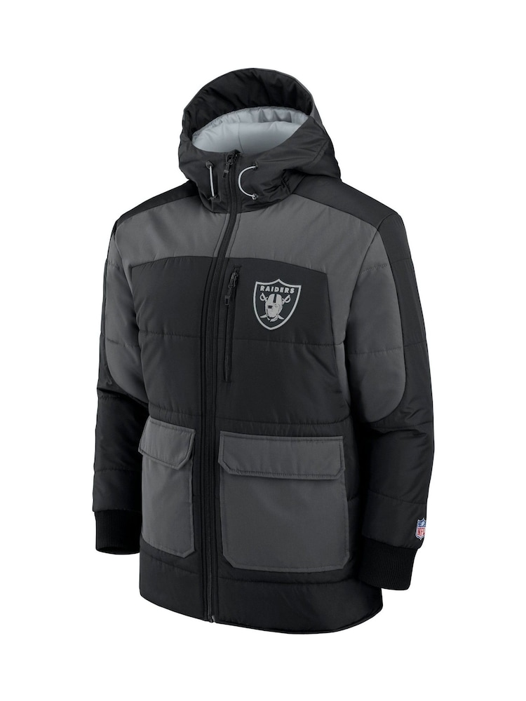 Fanatics Grey Las Vegas Raiders Fantech Padded Jacket - Image 3 of 3