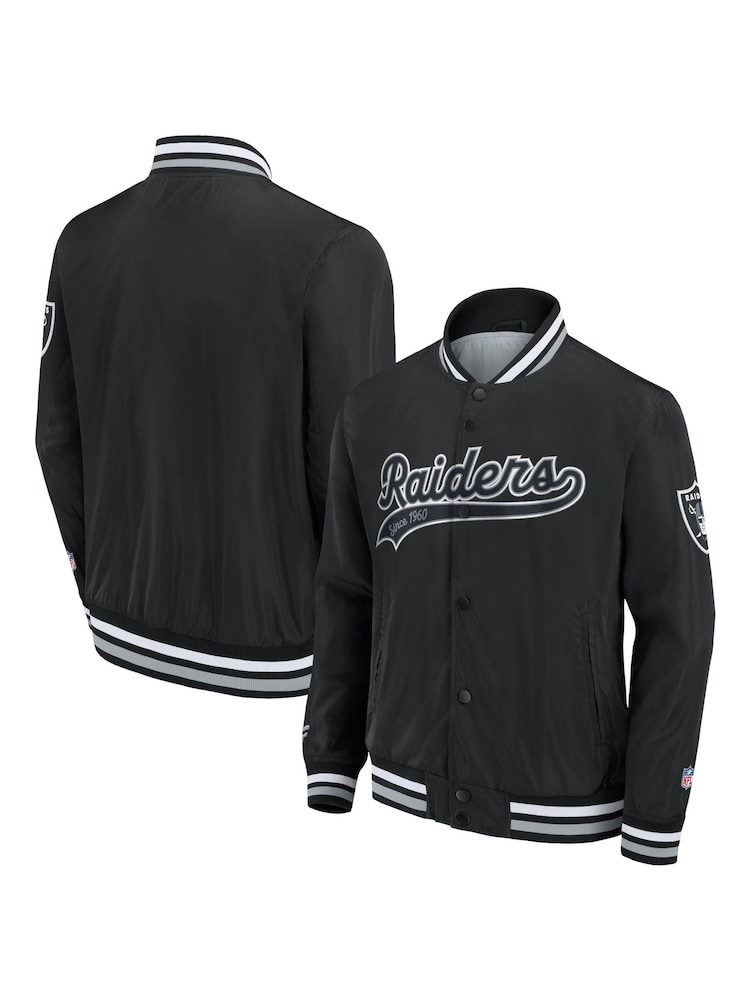 Fanatics Las Vegas Raiders Sateen Black Jacket - Image 1 of 3