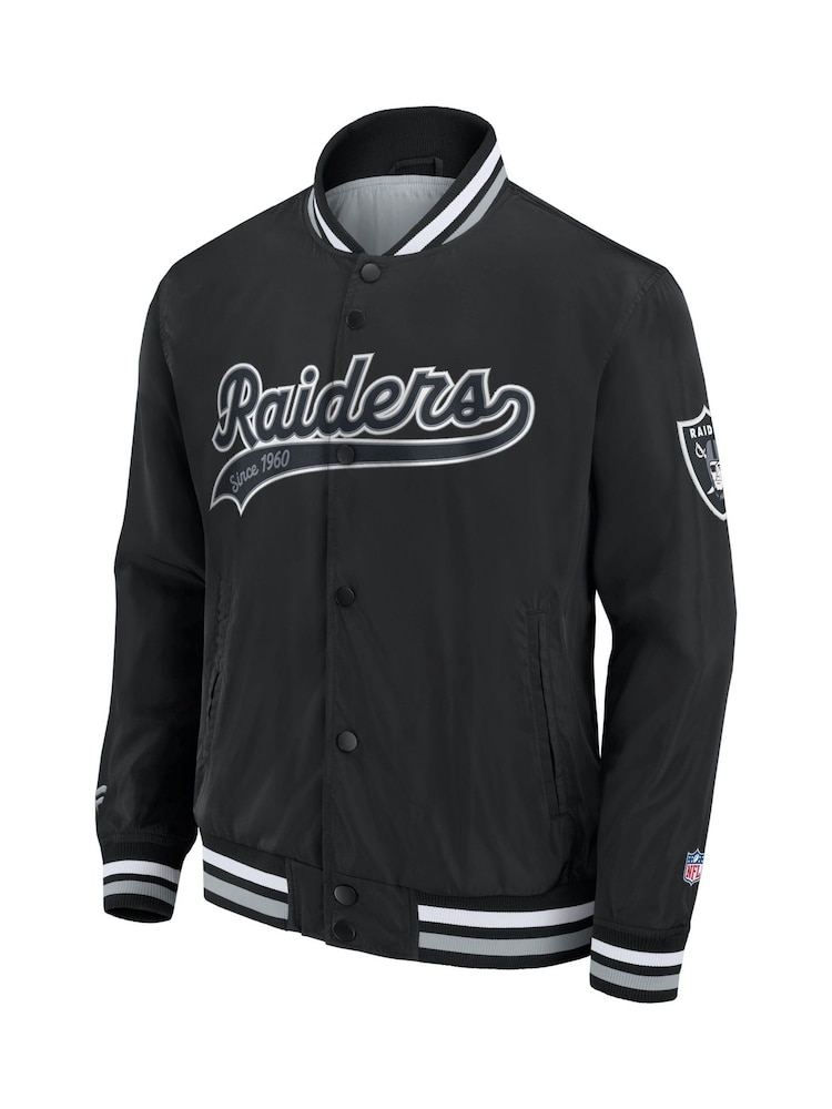 Fanatics Las Vegas Raiders Sateen Black Jacket - Image 3 of 3