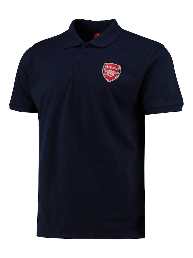 Fanatics Blue Arsenal 100% Cotton Polo Shirt - Image 3 of 3