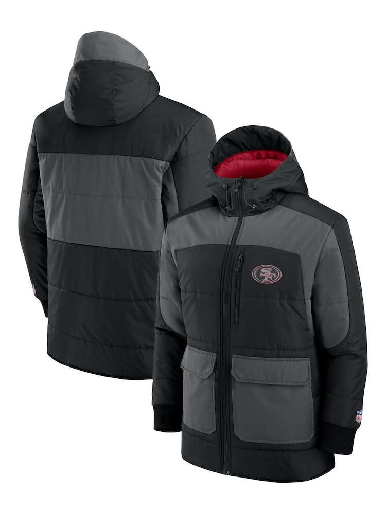 Fanatics San Francisco 49ers Fantech Padded Black Jacket - Image 1 of 3