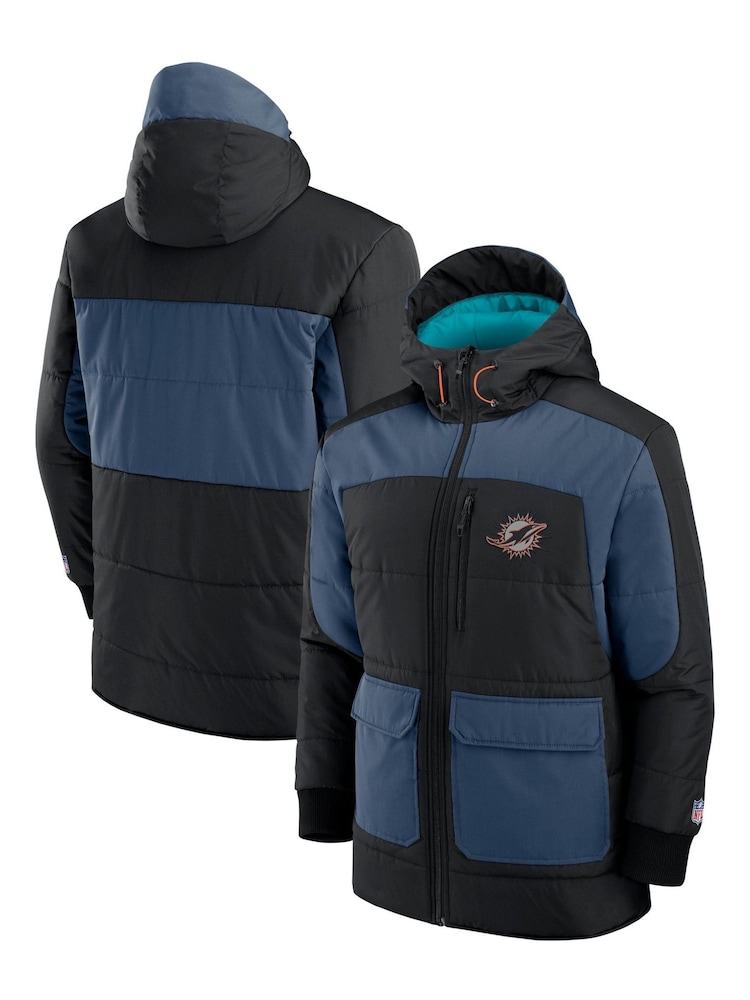 Fanatics Miami Dolphins Fantech Padded Black Jacket - Image 1 of 3