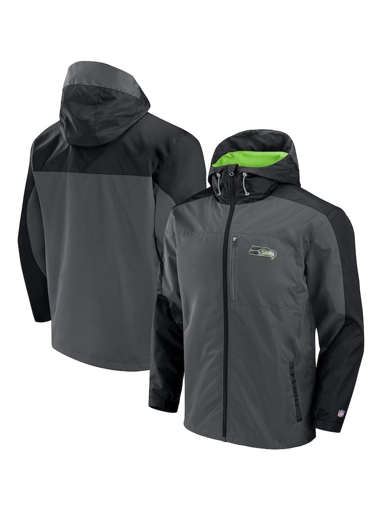 Fanatics Grey Seattle Seahawks Hybrid Jacket - Image 1 of 3