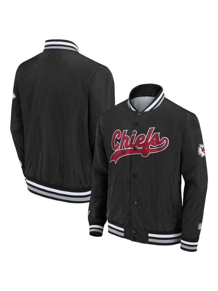 Fanatics Kansas City Chiefs Sateen Black Jacket - Image 1 of 3