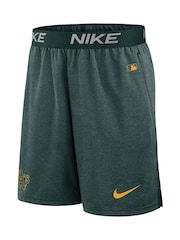 Fanatics Dri-FIT Green Oakland Athletics Authentic Shorts - Image 3 of 3
