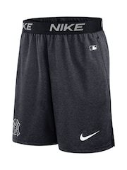Fanatics Dri-FIT Grey New York Yankees Authentic Shorts - Image 3 of 3