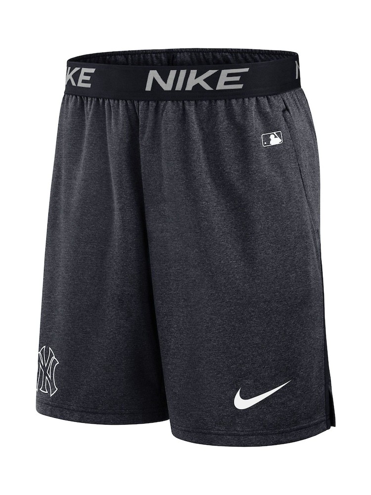 Fanatics Dri-FIT Grey New York Yankees Authentic Shorts - Image 3 of 3